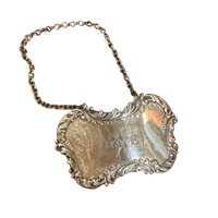 Sterling Silver Rye Tag
