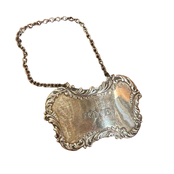 Sterling Silver Rye Tag