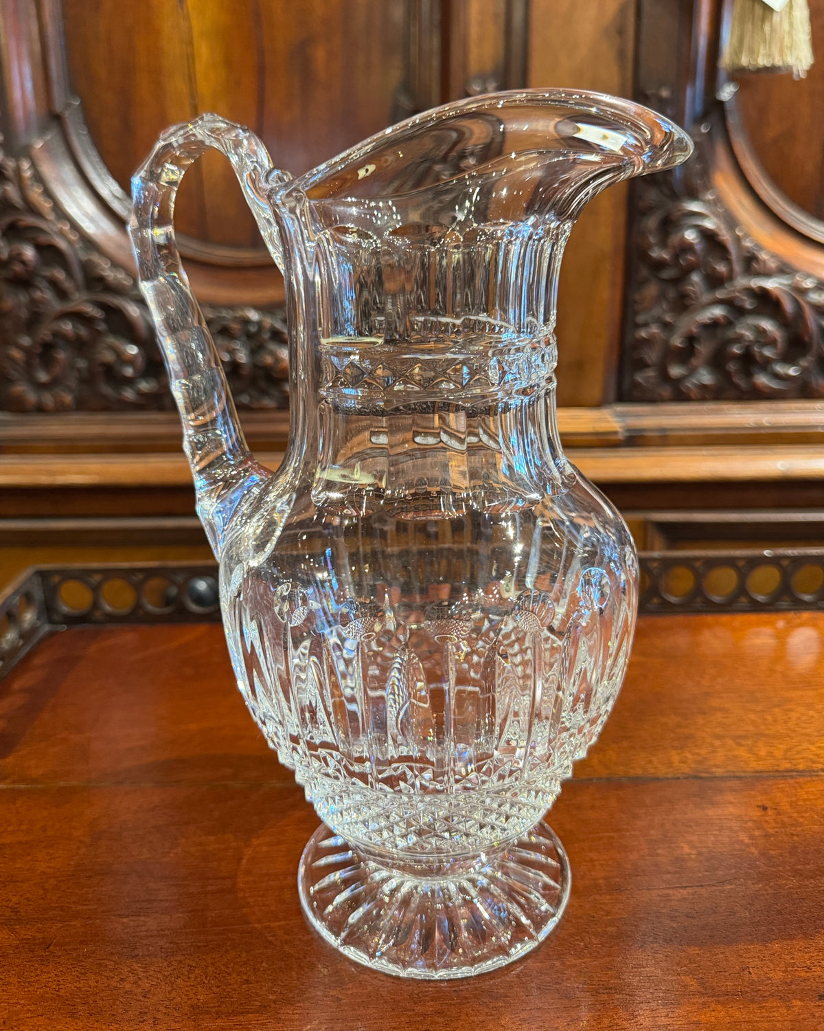 French Saint Louis Crystal Pitcher