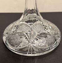 Cut Glass Ships Decanter
