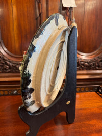 Palissy Style Hanging Majolica Crab Plate