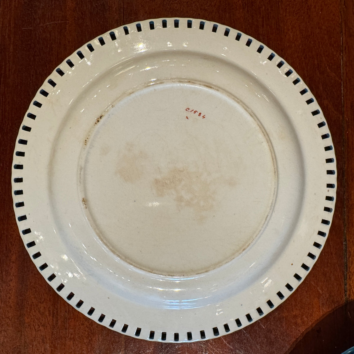Set of 4 Antique Minton Bird Wall Plates