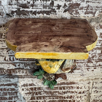 Antique Majolica Wall Bracket