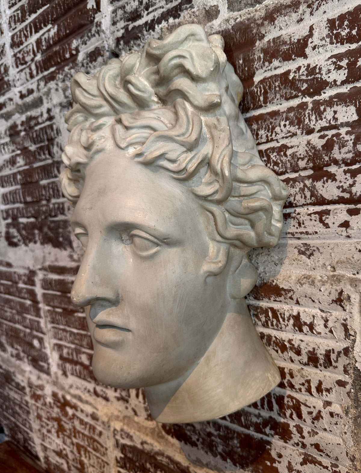 Plaster Wall Relief of Belvedere Apollo