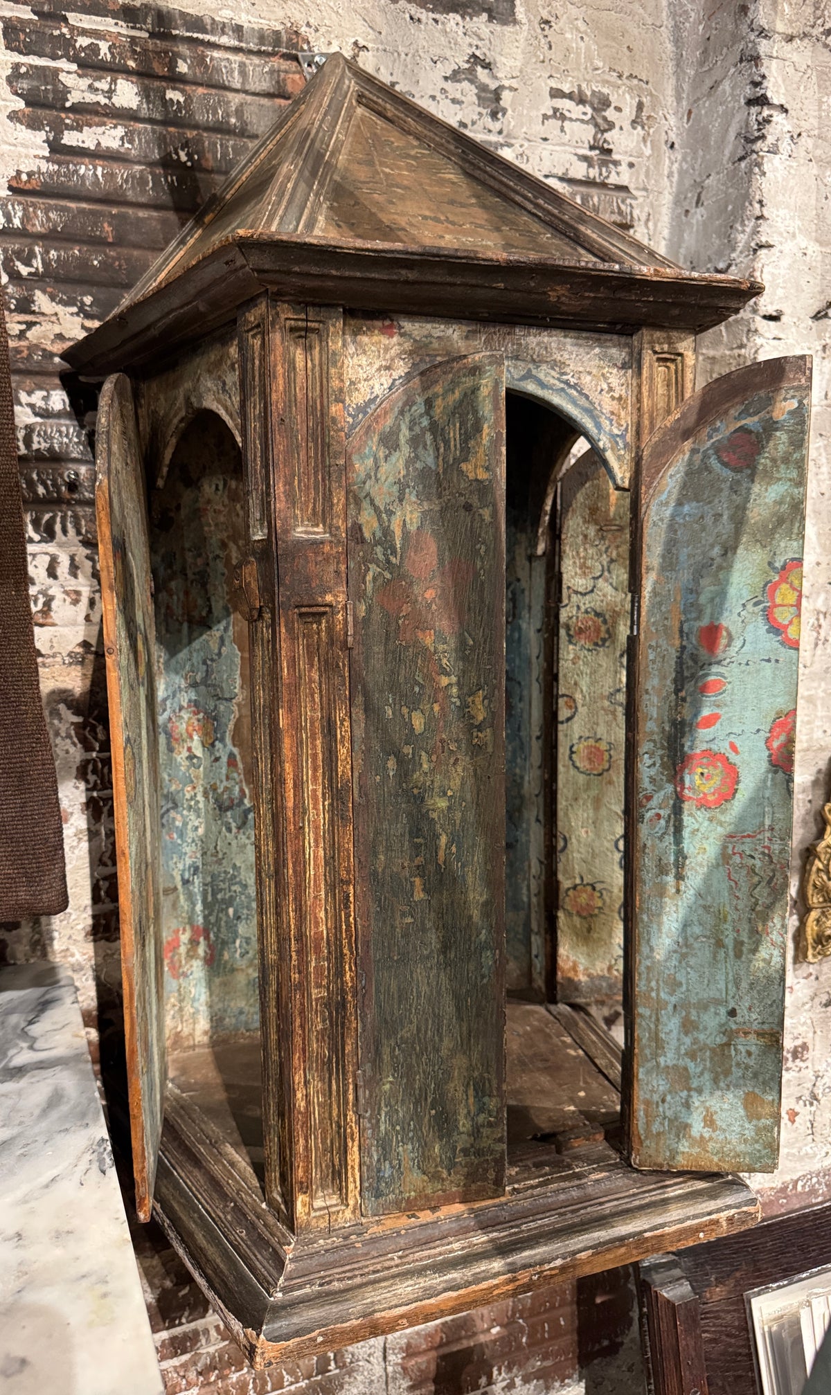 19th Century Spanish Hanging Niche
