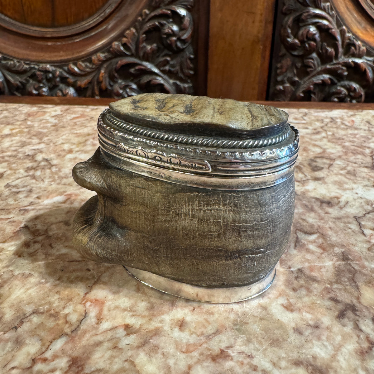 Georgian Horn Snuff Box