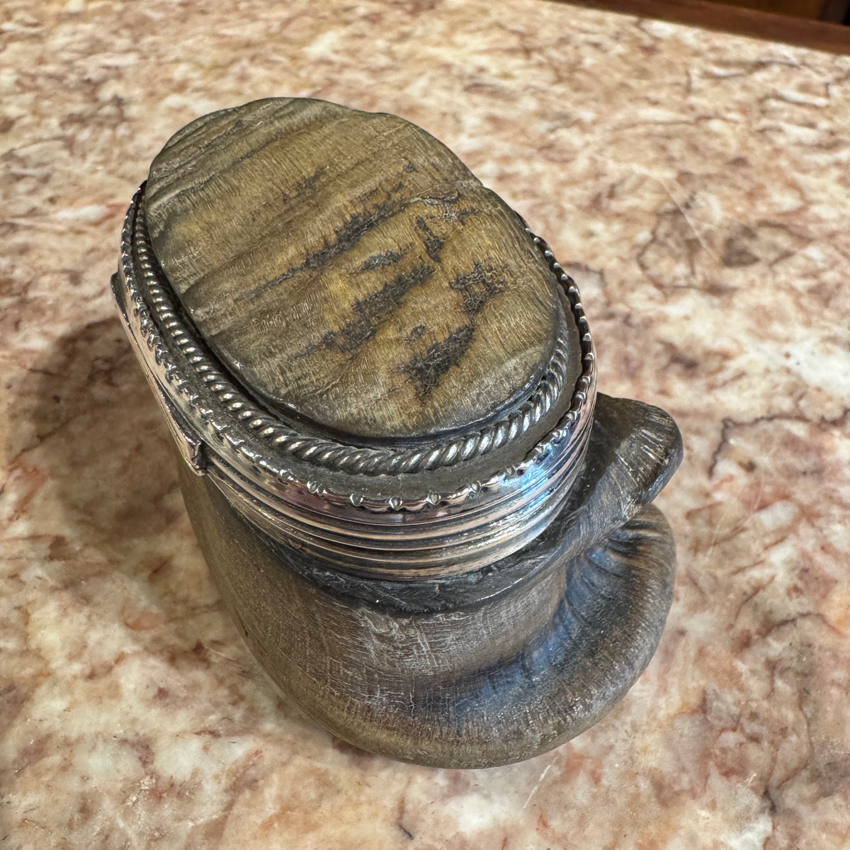 Georgian Horn Snuff Box