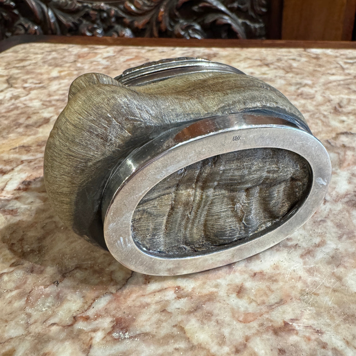 Georgian Horn Snuff Box