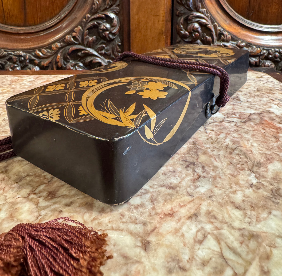 Fine Japanese Suzuribako Writing Box
