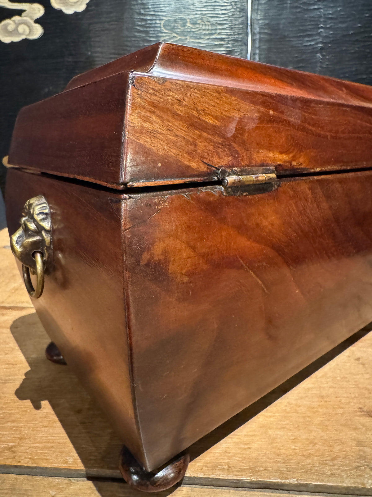 Antique English Regency Tea Caddy
