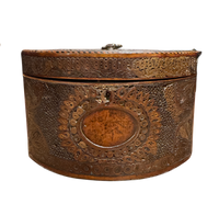 Late 18th Century Navette Form Quilled Tea Box