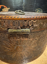 Late 18th Century Navette Form Quilled Tea Box