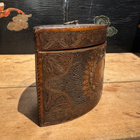 Late 18th Century Navette Form Quilled Tea Box