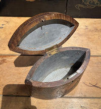 Late 18th Century Navette Form Quilled Tea Box