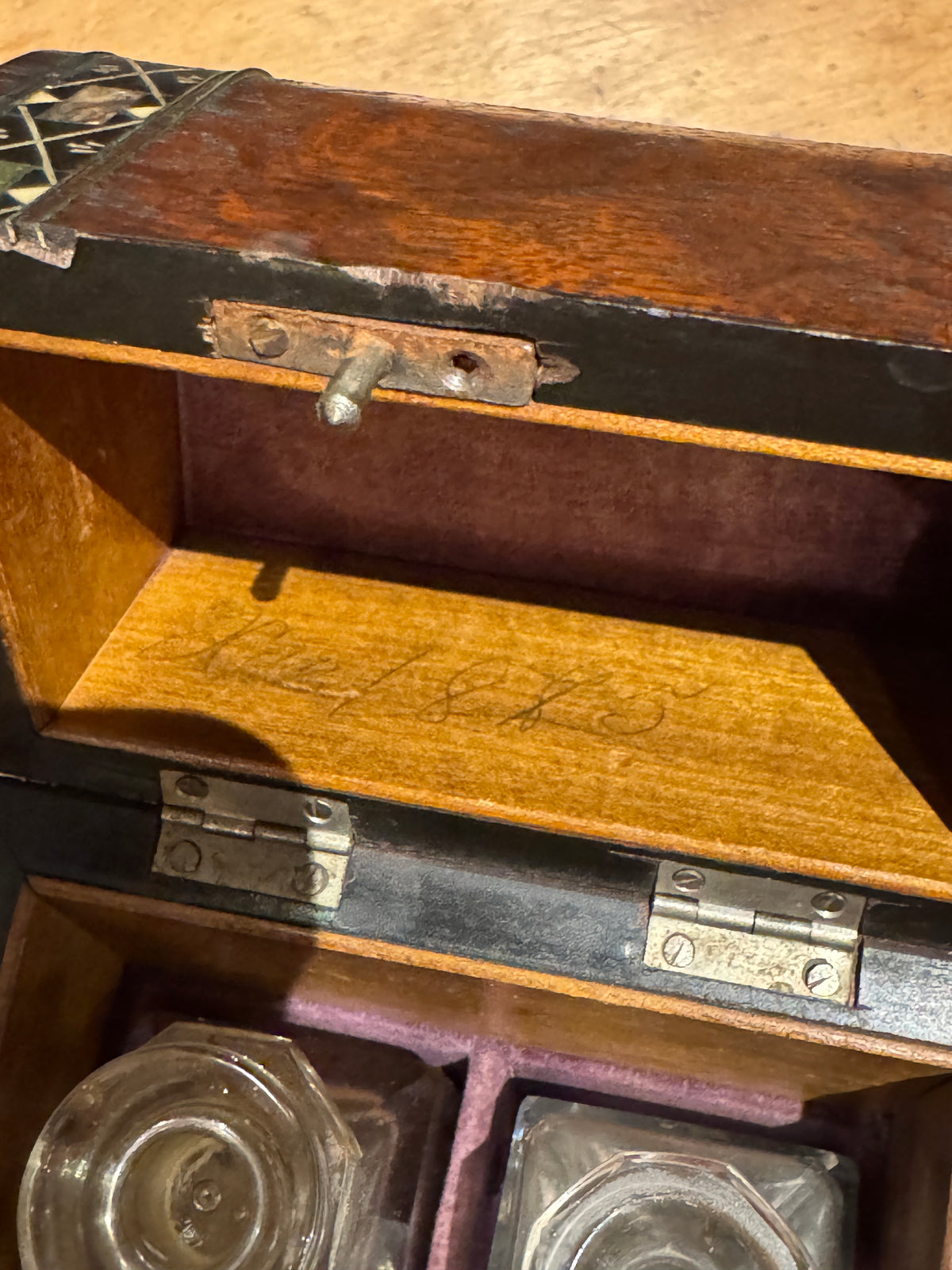 19th Century English Perfume Box