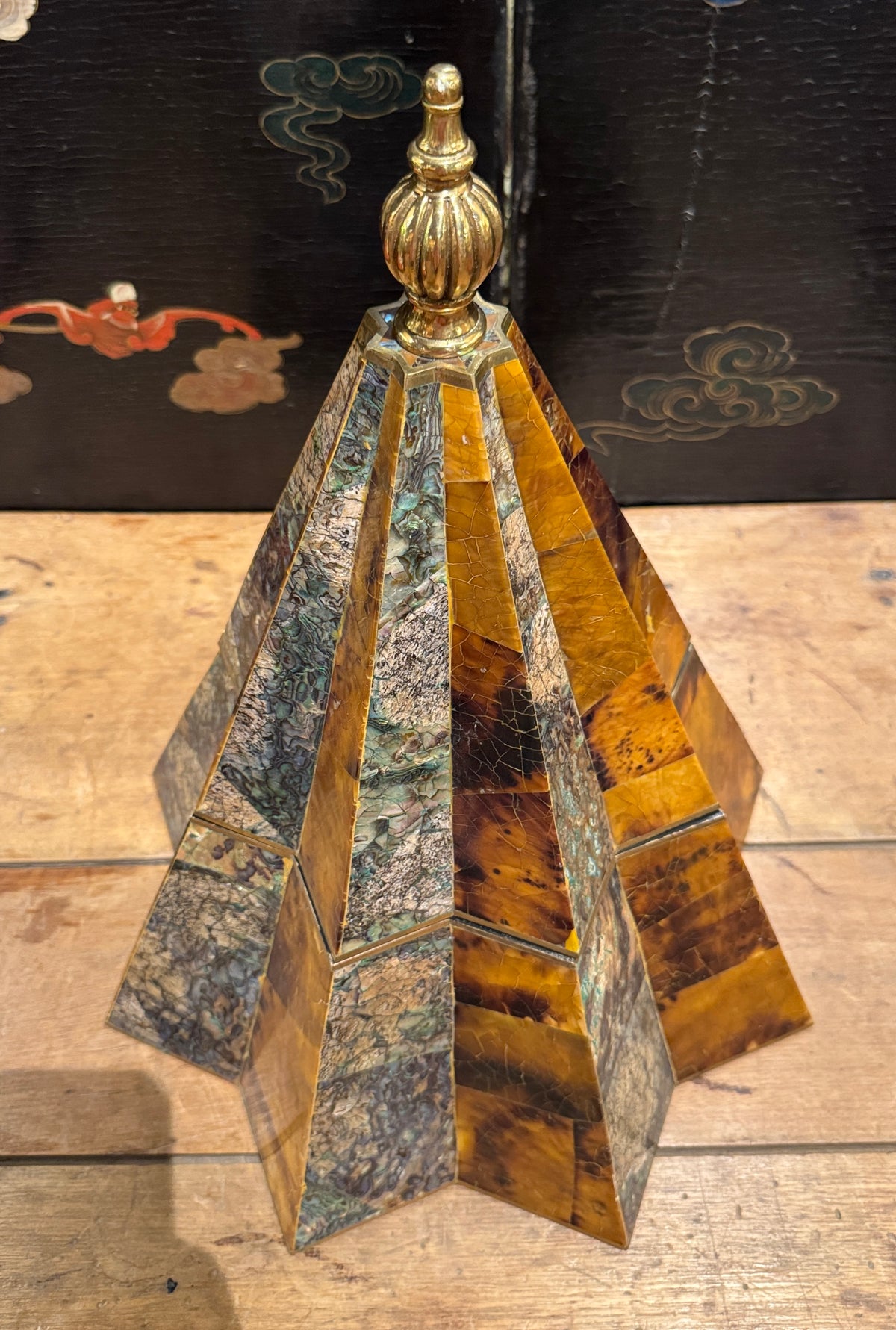 Vintage Maitland Smith Pyramid Box