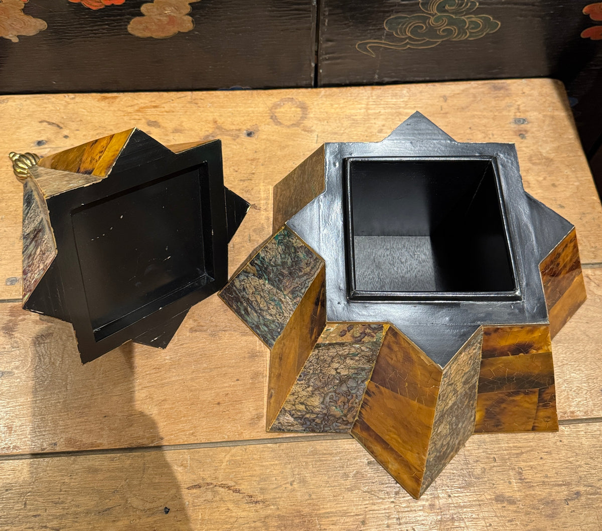 Vintage Maitland Smith Pyramid Box