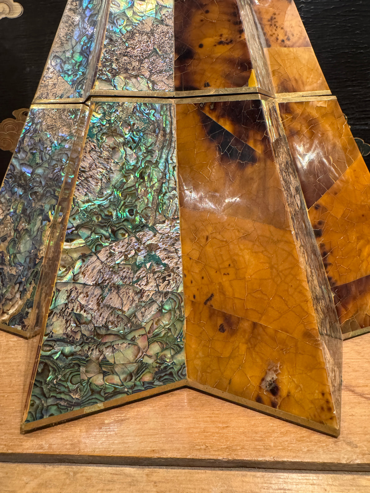 Vintage Maitland Smith Pyramid Box
