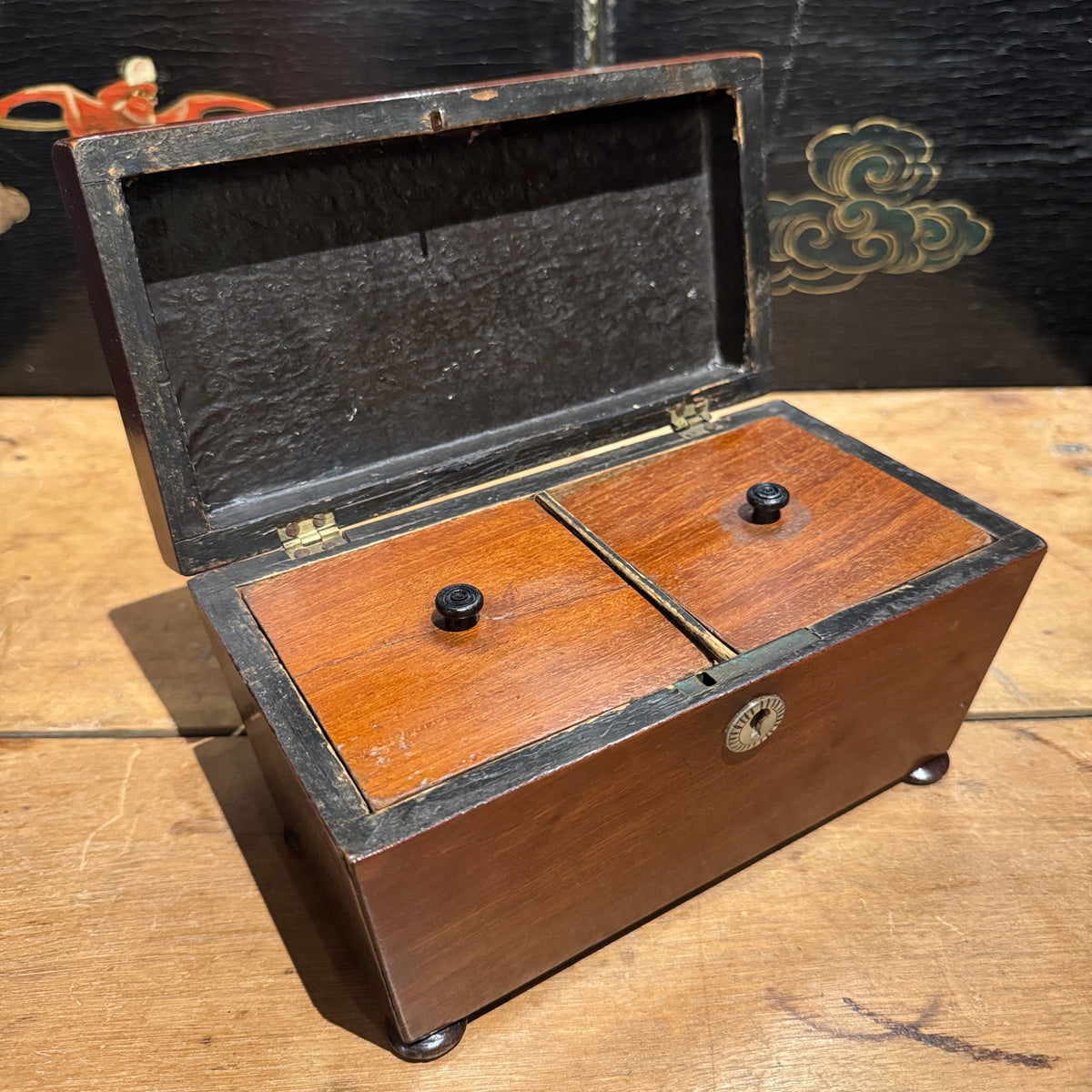 Georgian Mahogany Tea Caddy