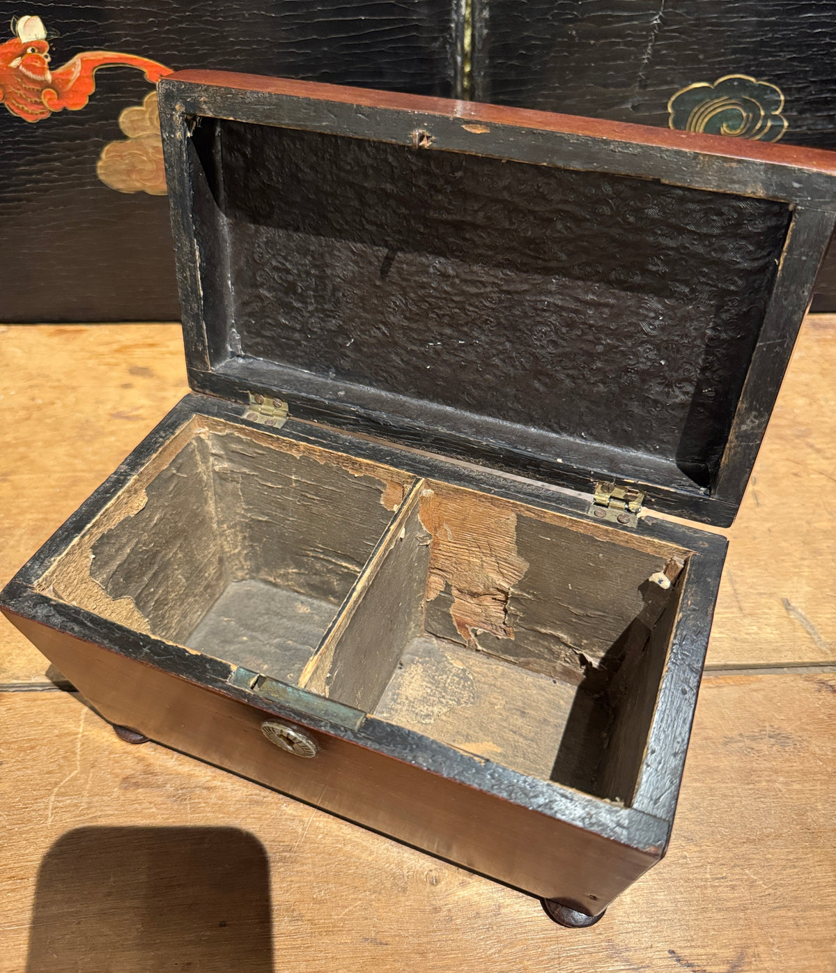 Georgian Mahogany Tea Caddy