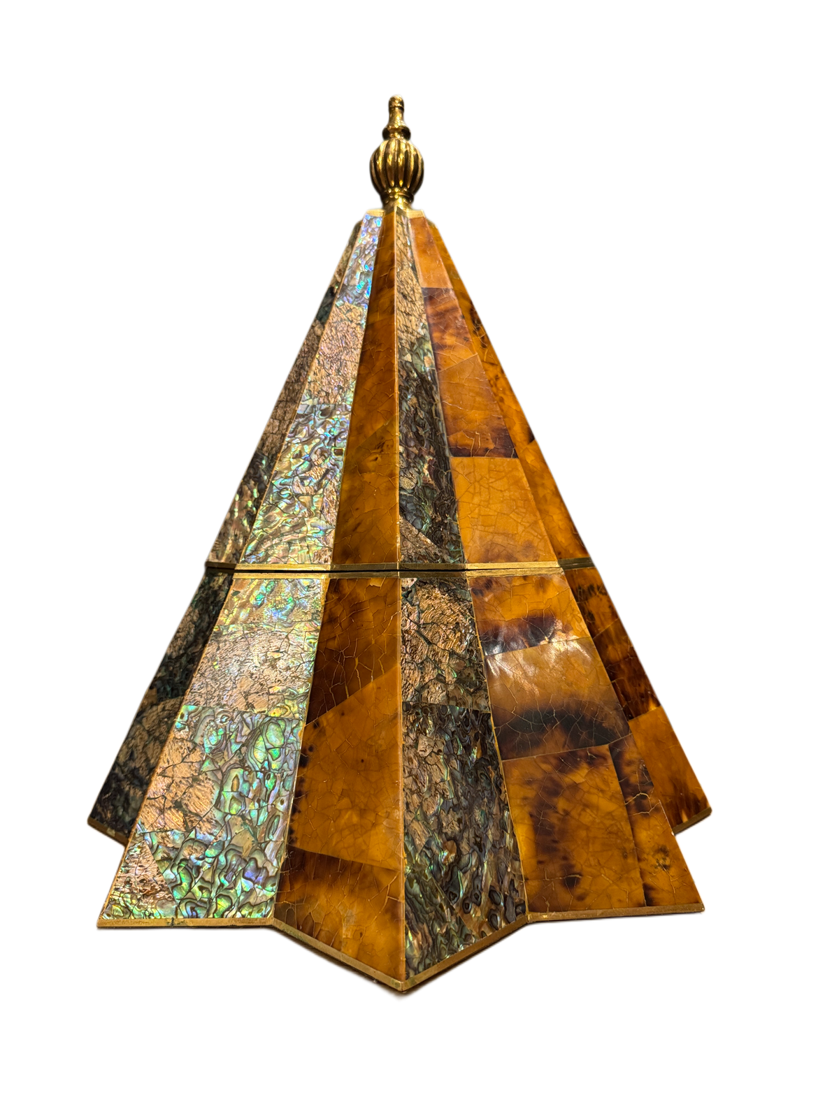 Vintage Maitland Smith Pyramid Box