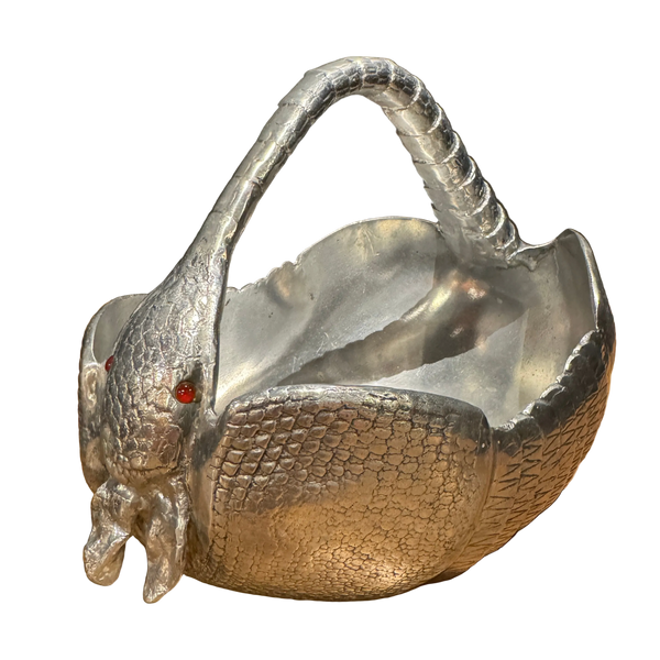 Vintage Arthur Court Armadillo Basket