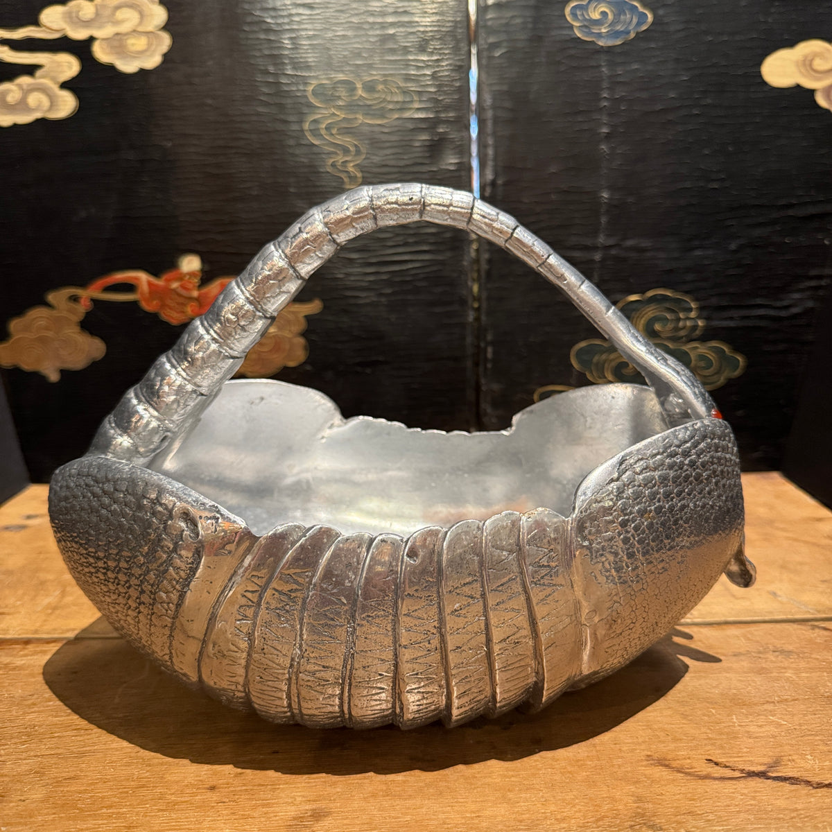 Vintage Arthur Court Armadillo Basket