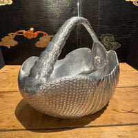 Vintage Arthur Court Armadillo Basket