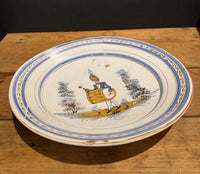 18th Century French Charger With Drummer
