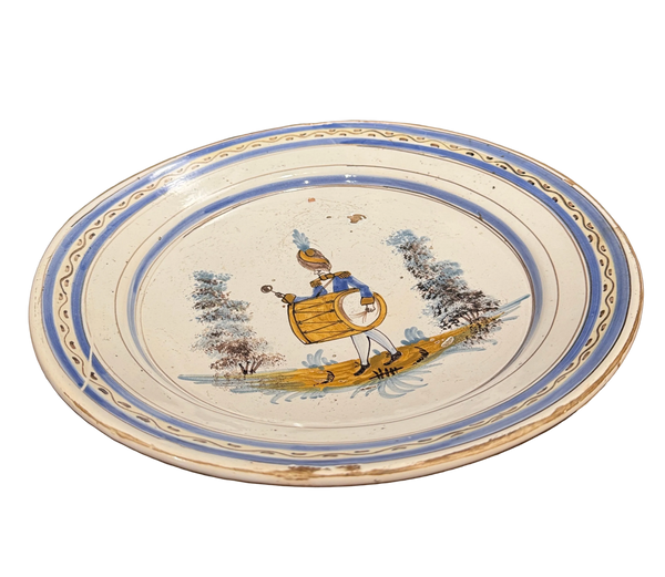 18th Century French Charger With Drummer