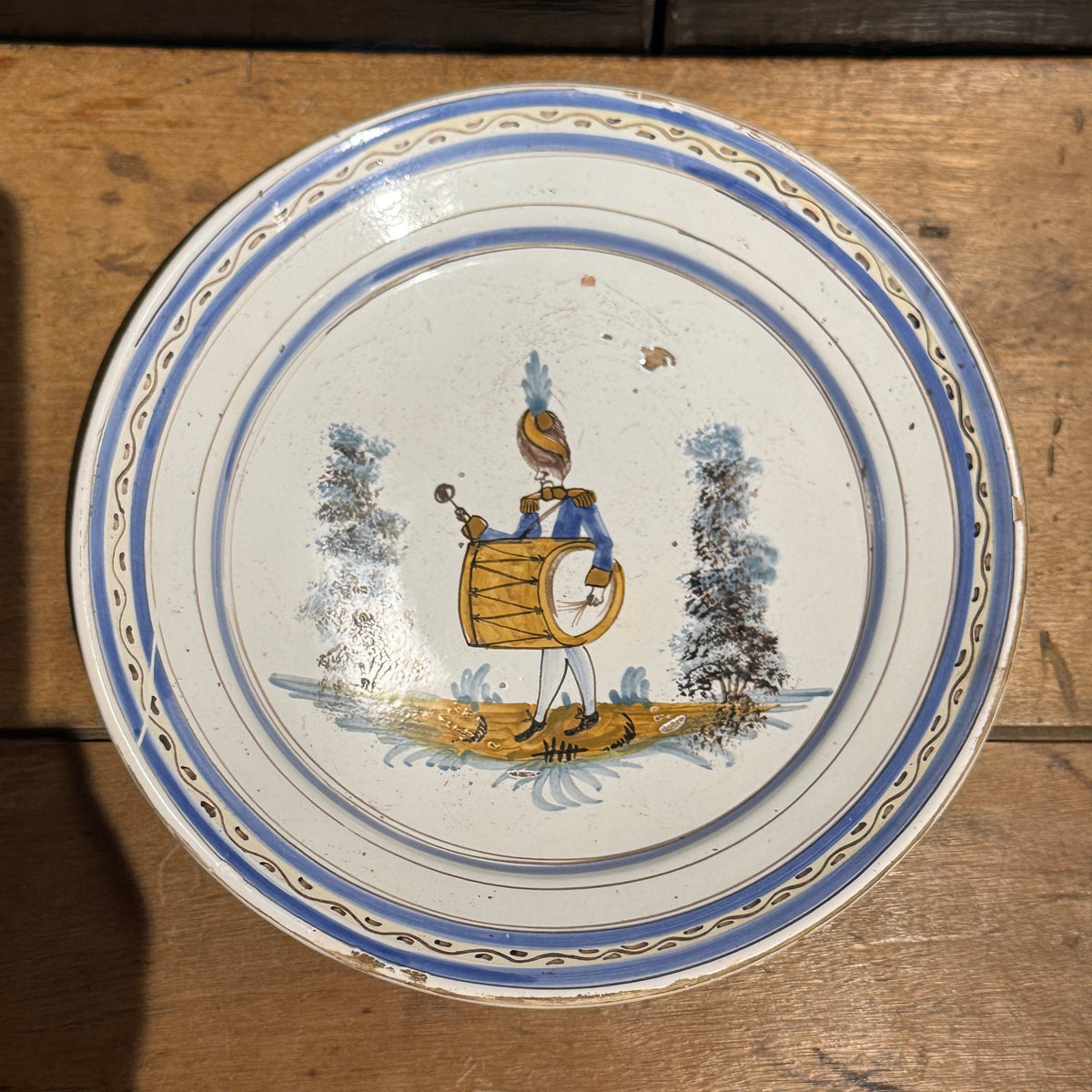 18th Century French Charger With Drummer