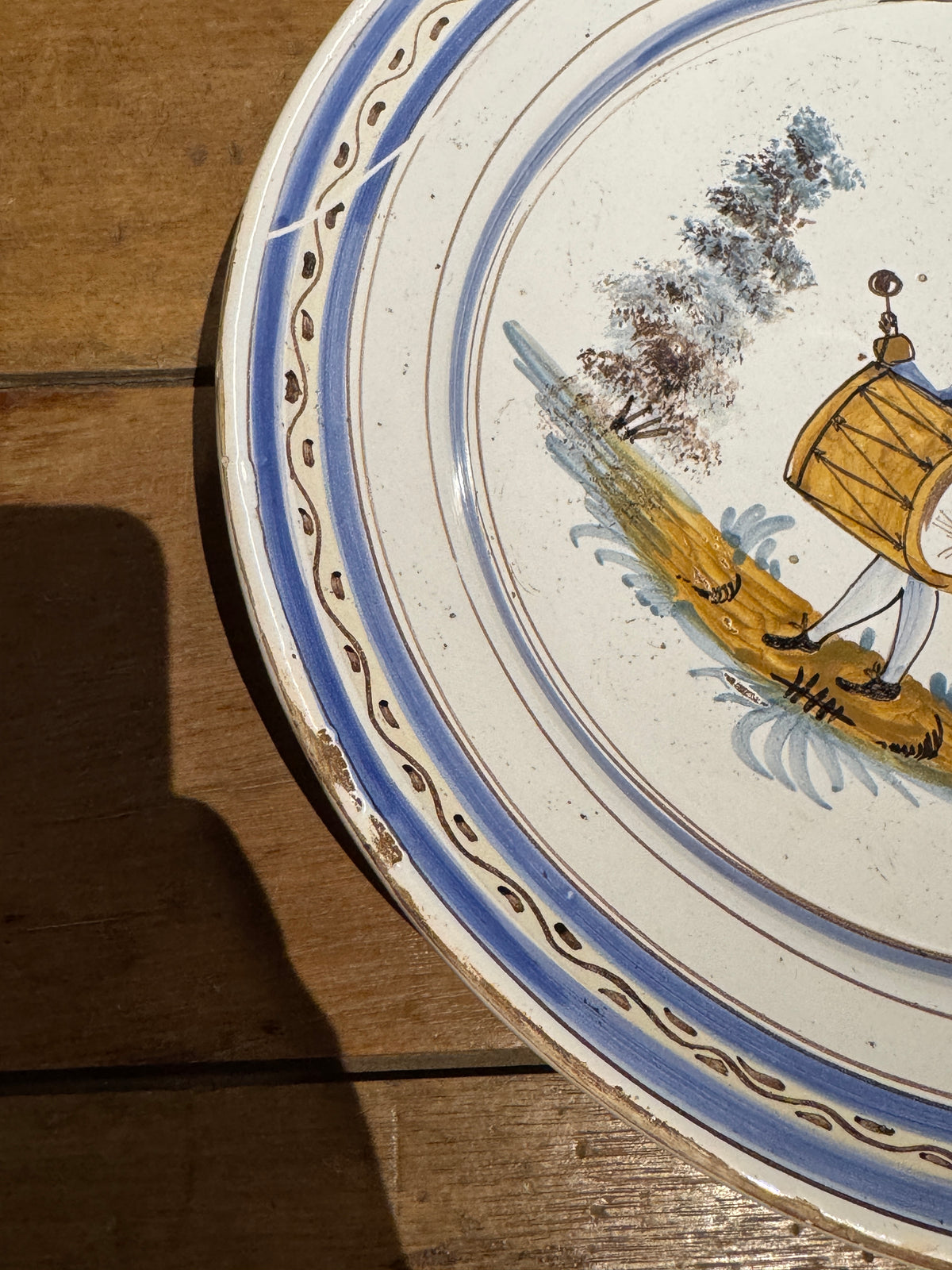 18th Century French Charger With Drummer