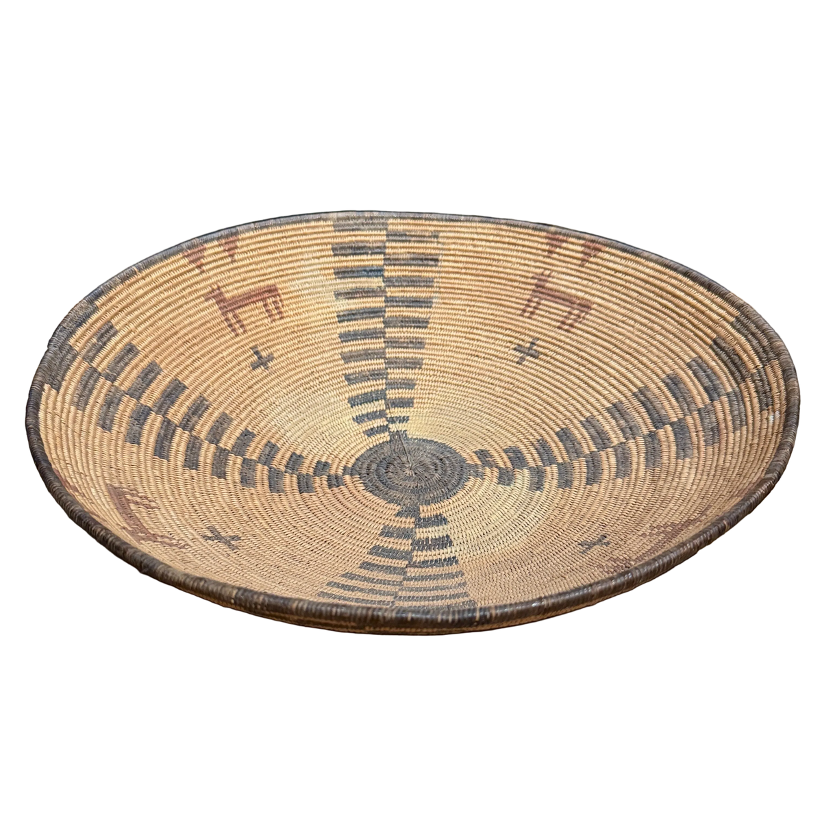 Turn of the Century Apache Basket Bowl