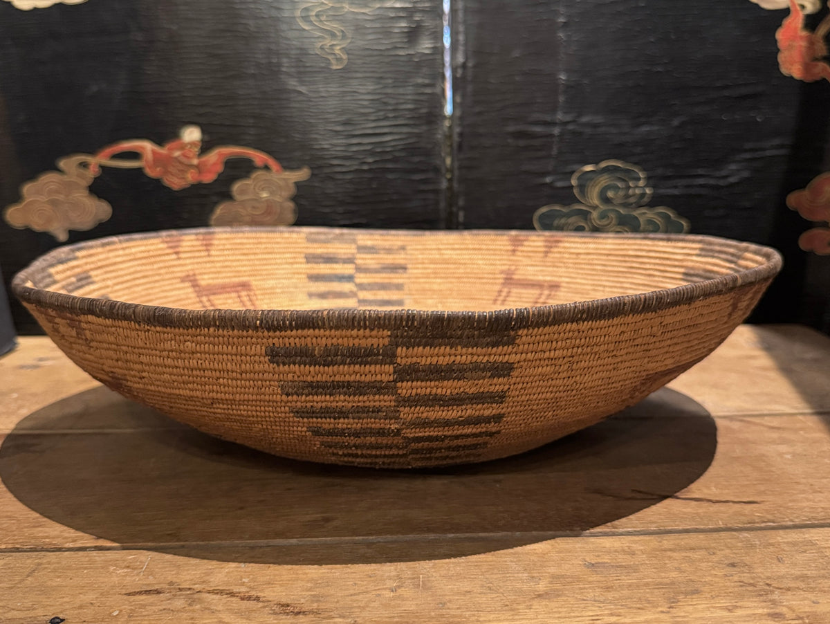 Turn of the Century Apache Basket Bowl