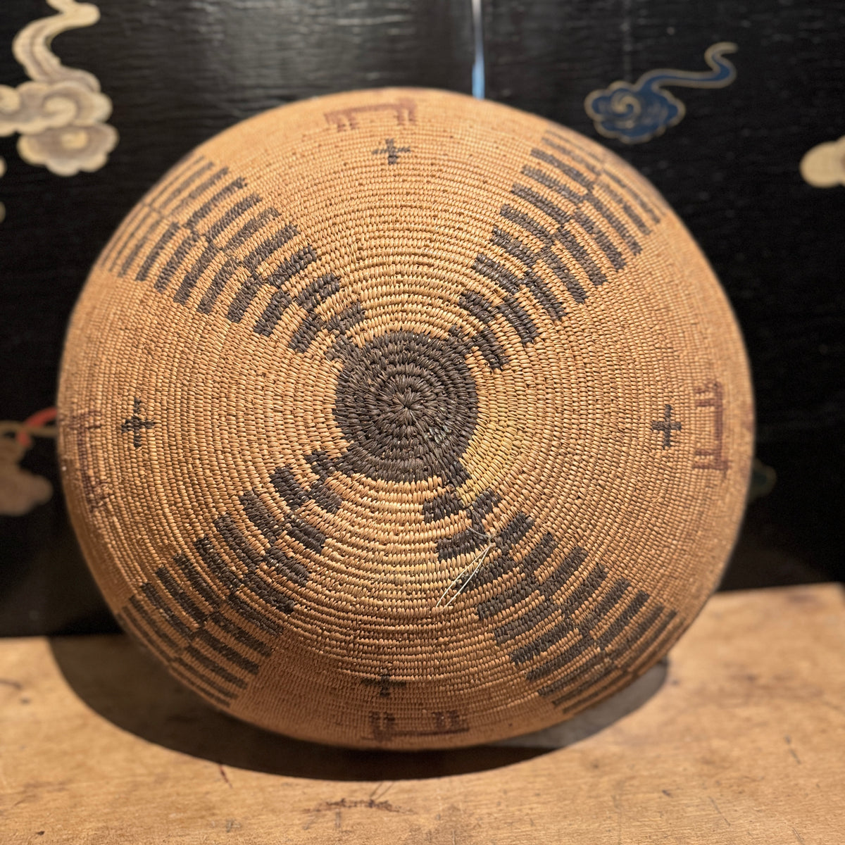 Turn of the Century Apache Basket Bowl
