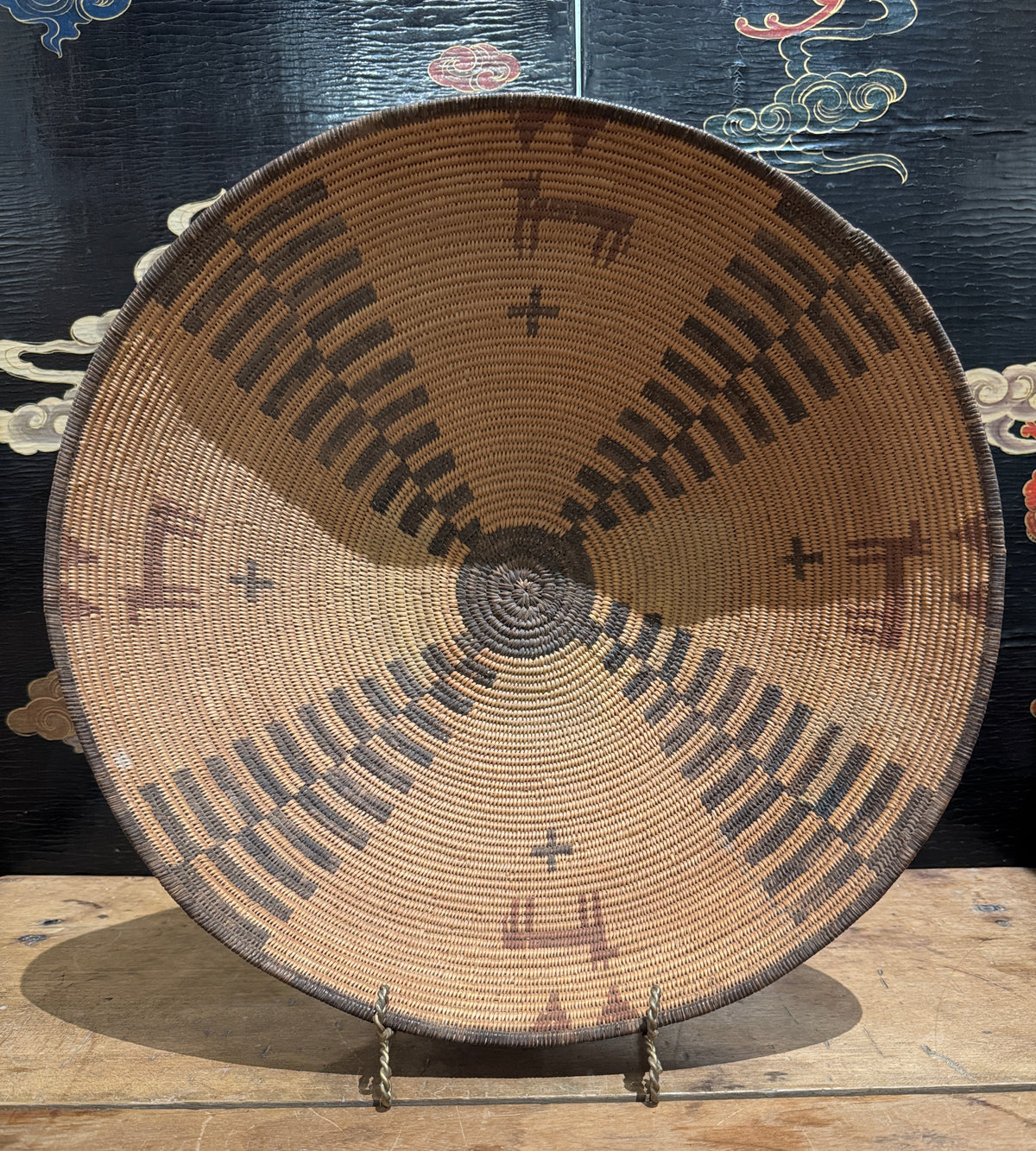 Turn of the Century Apache Basket Bowl