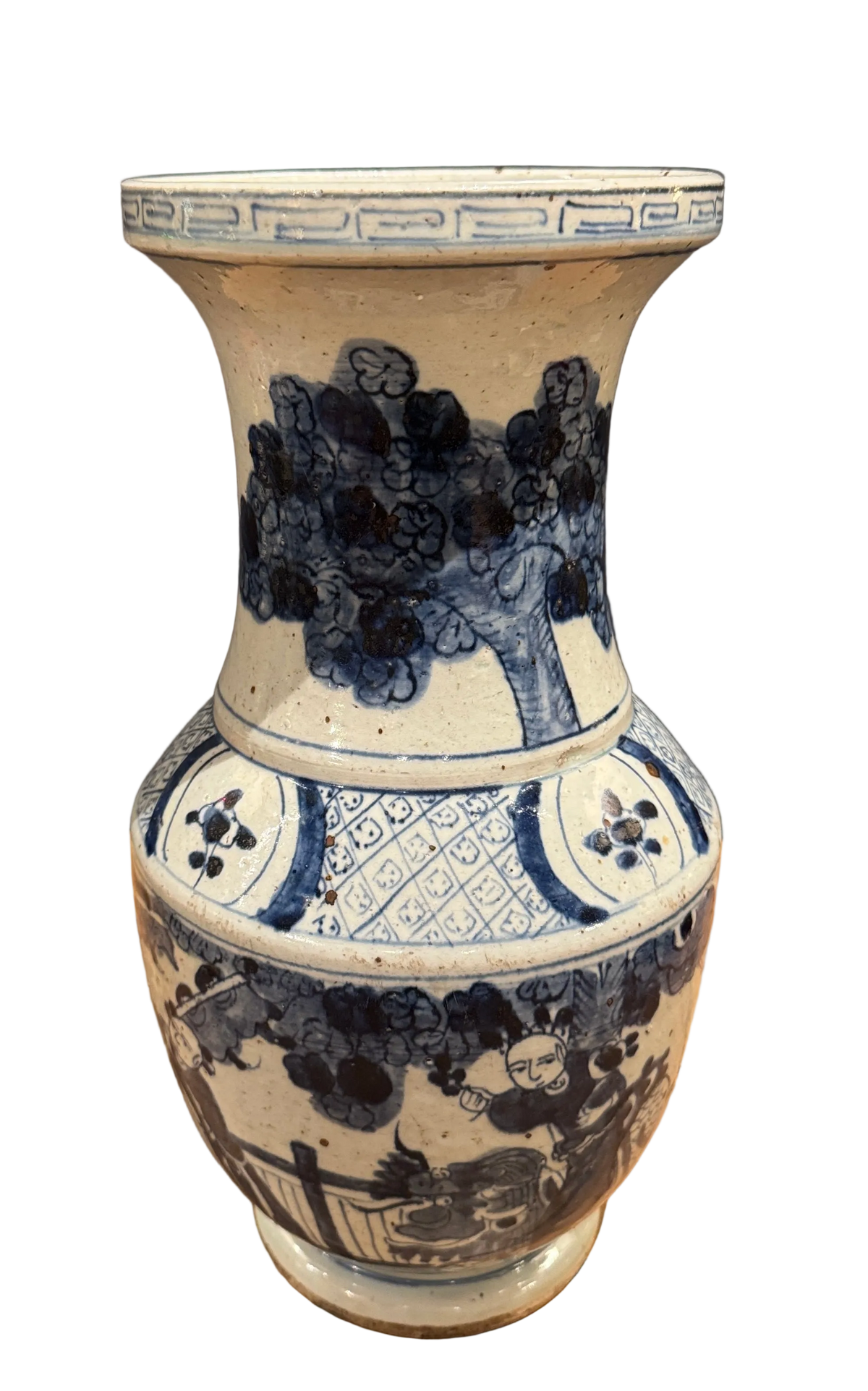 Chinese Blue and White Decorative Vase