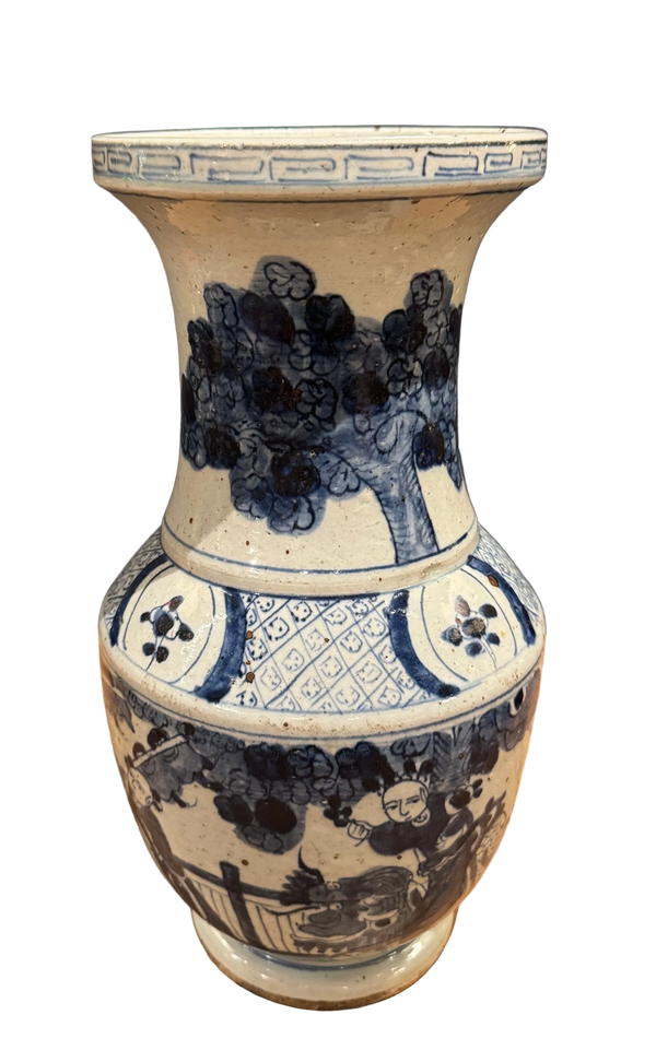 Chinese Blue and White Decorative Vase