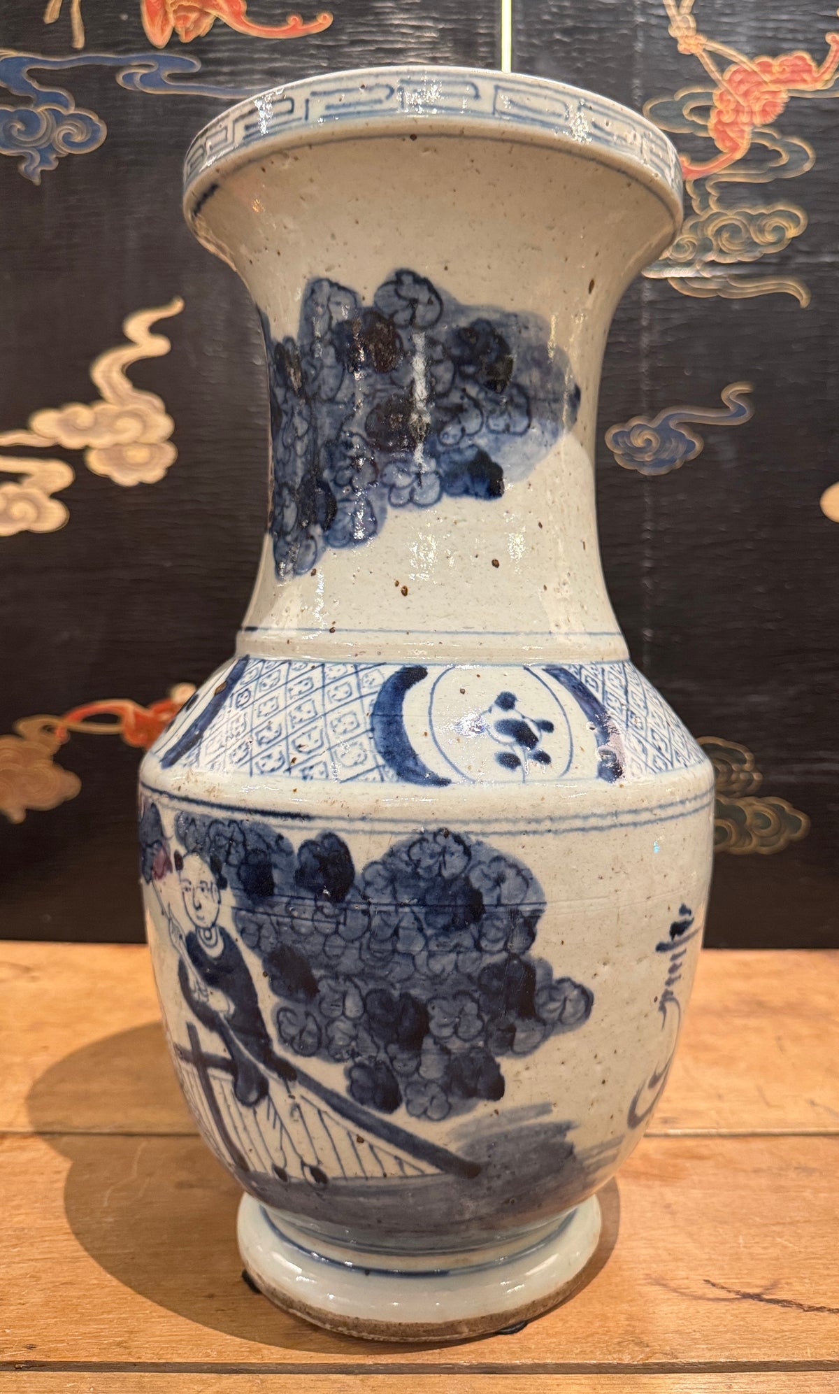 Chinese Blue and White Decorative Vase