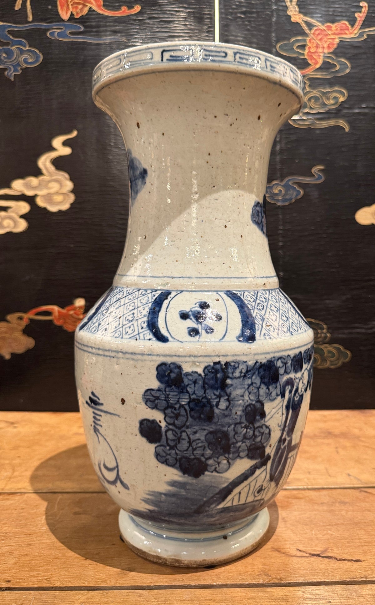 Chinese Blue and White Decorative Vase