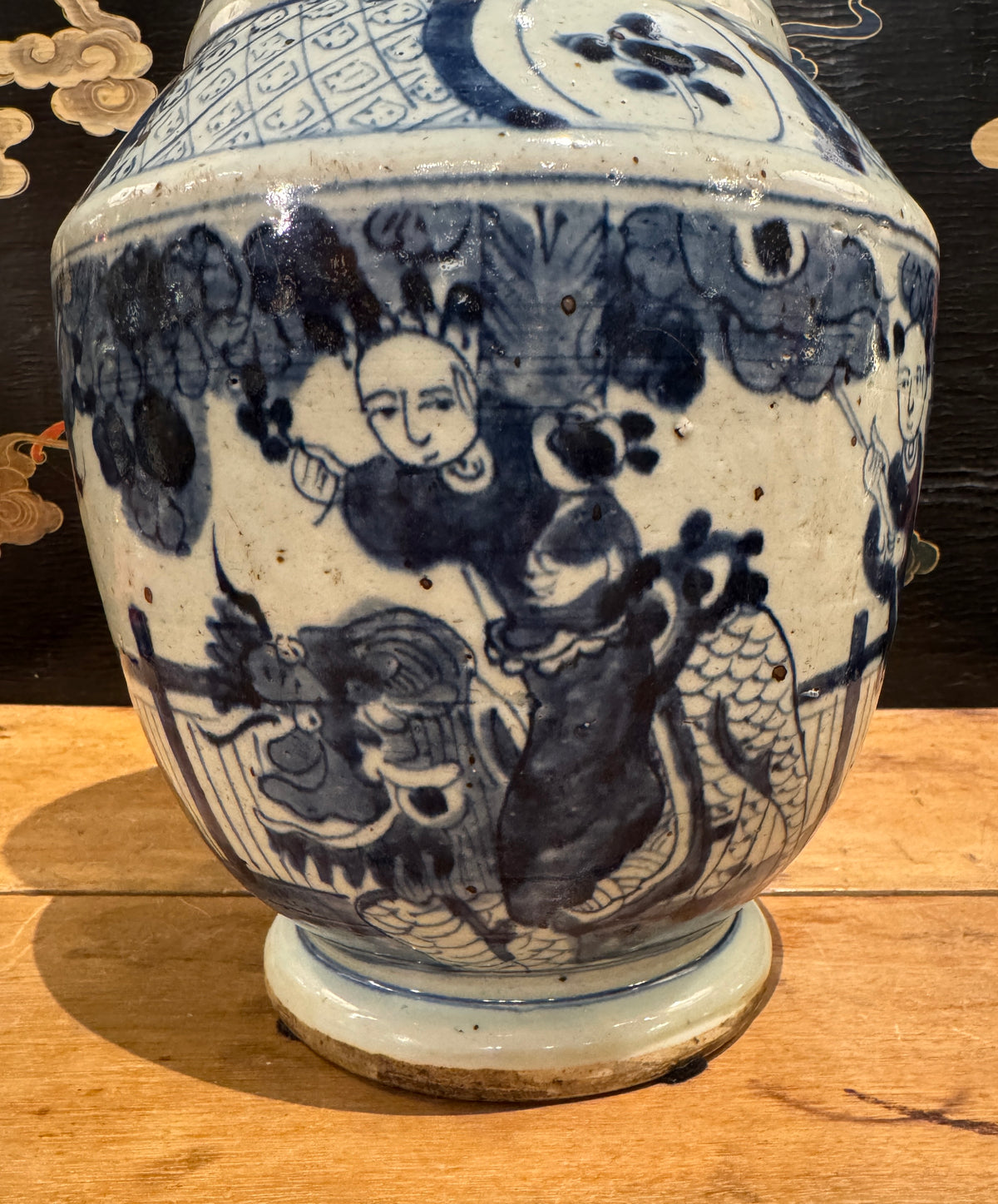 Chinese Blue and White Decorative Vase
