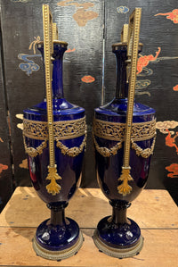 Fine Pair of Neoclassical Style Urn Form Vases