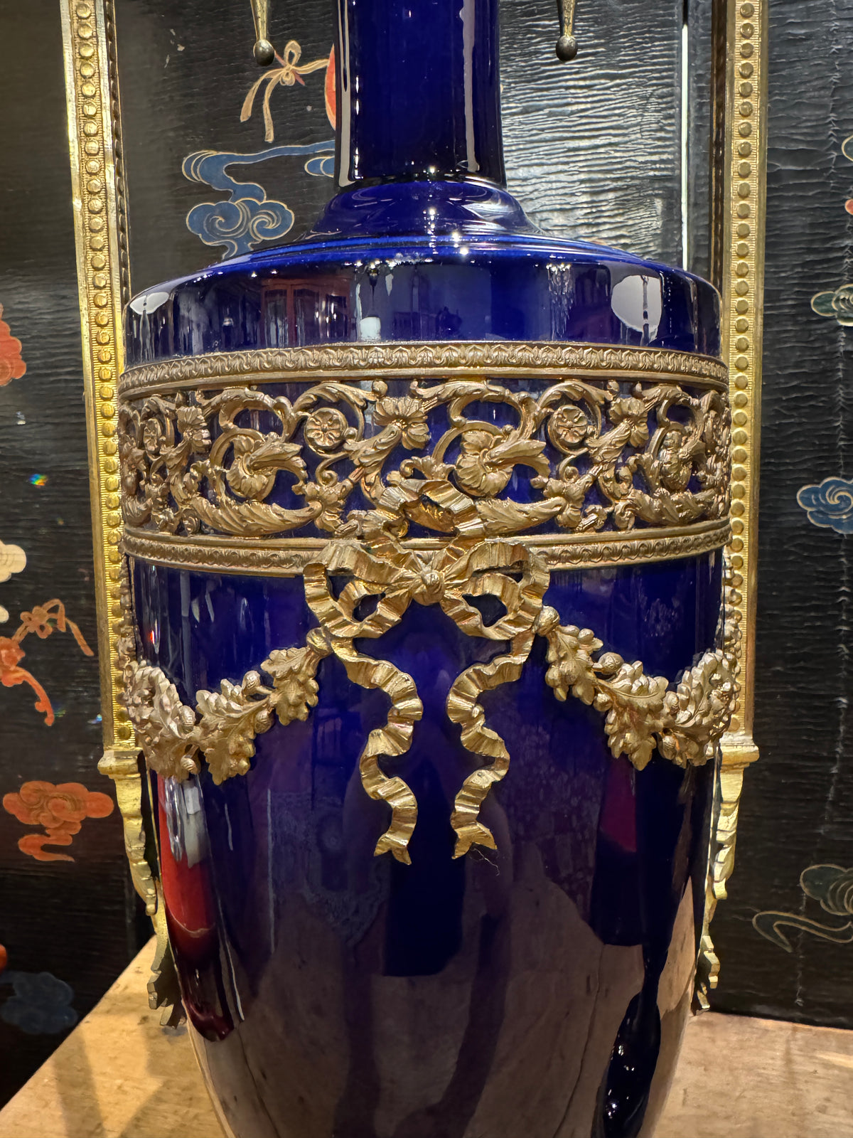 Fine Pair of Neoclassical Style Urn Form Vases