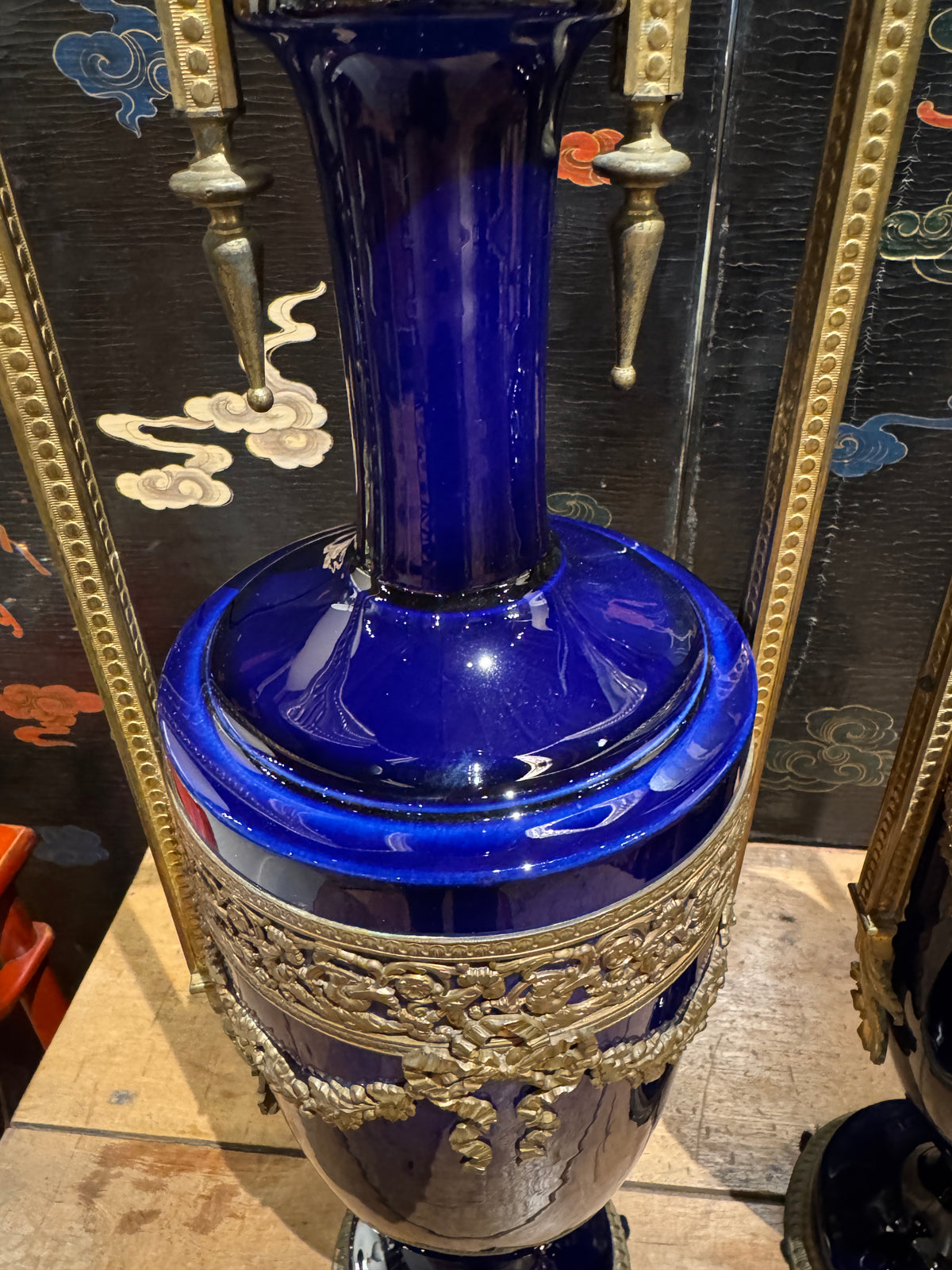 Fine Pair of Neoclassical Style Urn Form Vases