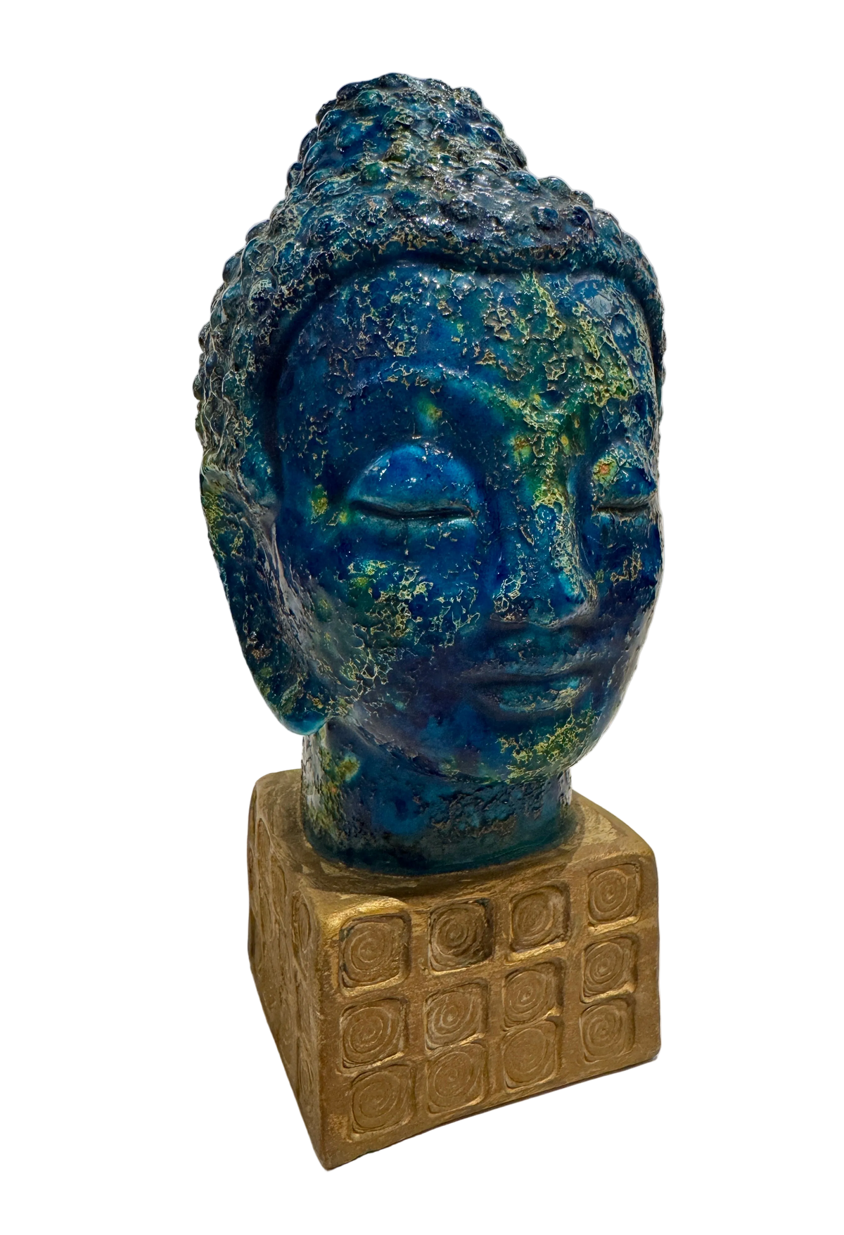 Vintage Bitossi Buddha Ceramic Sculpture