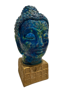 Vintage Bitossi Buddha Ceramic Sculpture