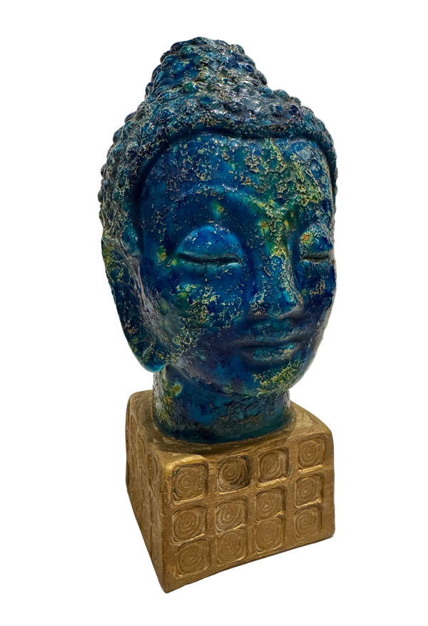 Vintage Bitossi Buddha Ceramic Sculpture