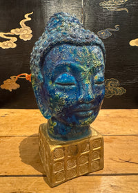 Vintage Bitossi Buddha Ceramic Sculpture