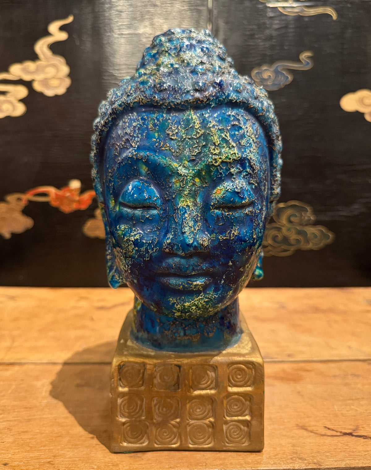 Vintage Bitossi Buddha Ceramic Sculpture