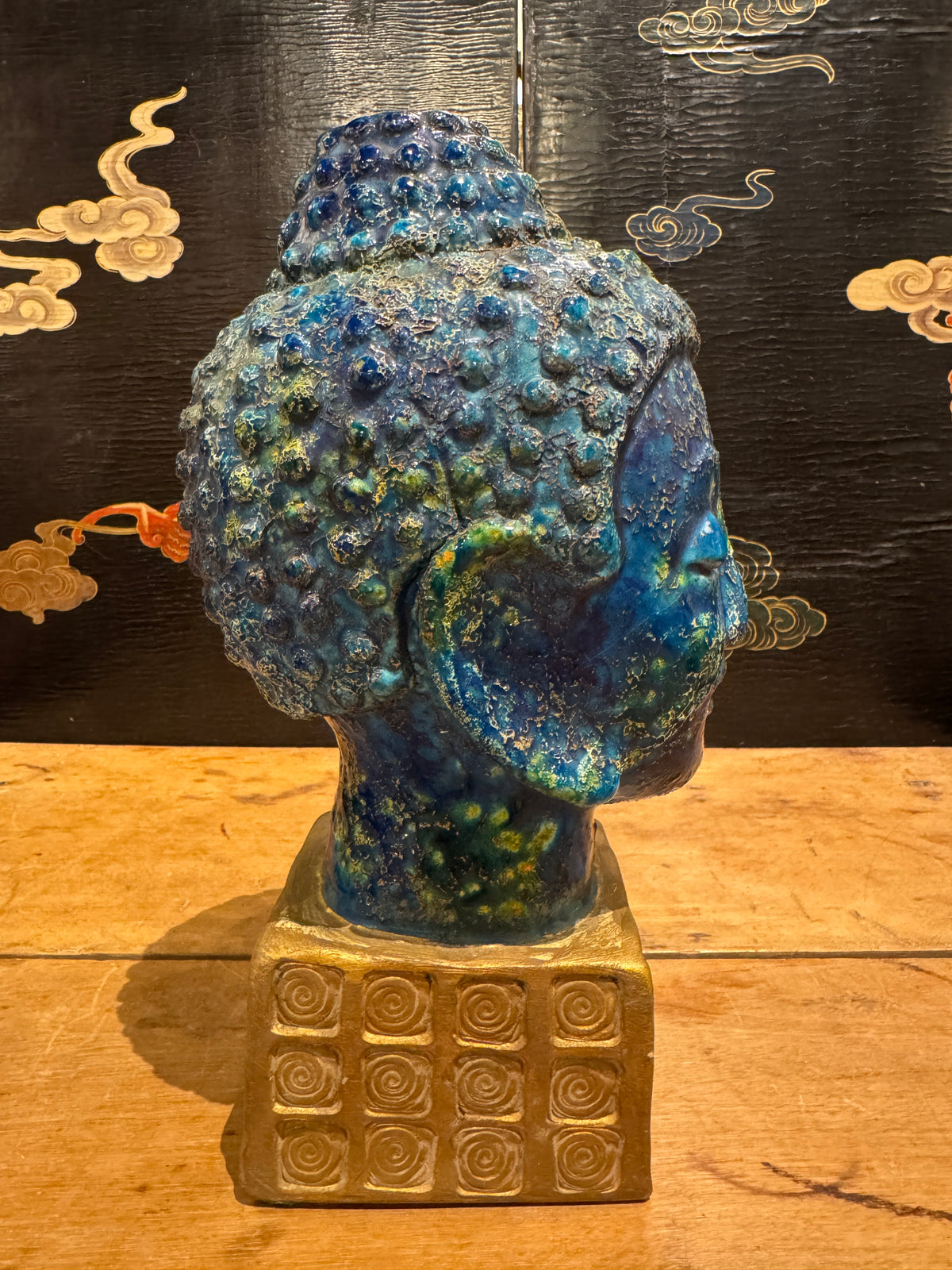 Vintage Bitossi Buddha Ceramic Sculpture